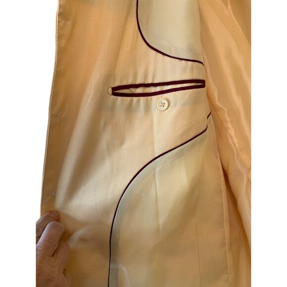 Valentino Ferrel Italy Mens 2-Piece Suit Size 50R Cuffed Pleated GUC RZ10411 - Picture 11 of 14